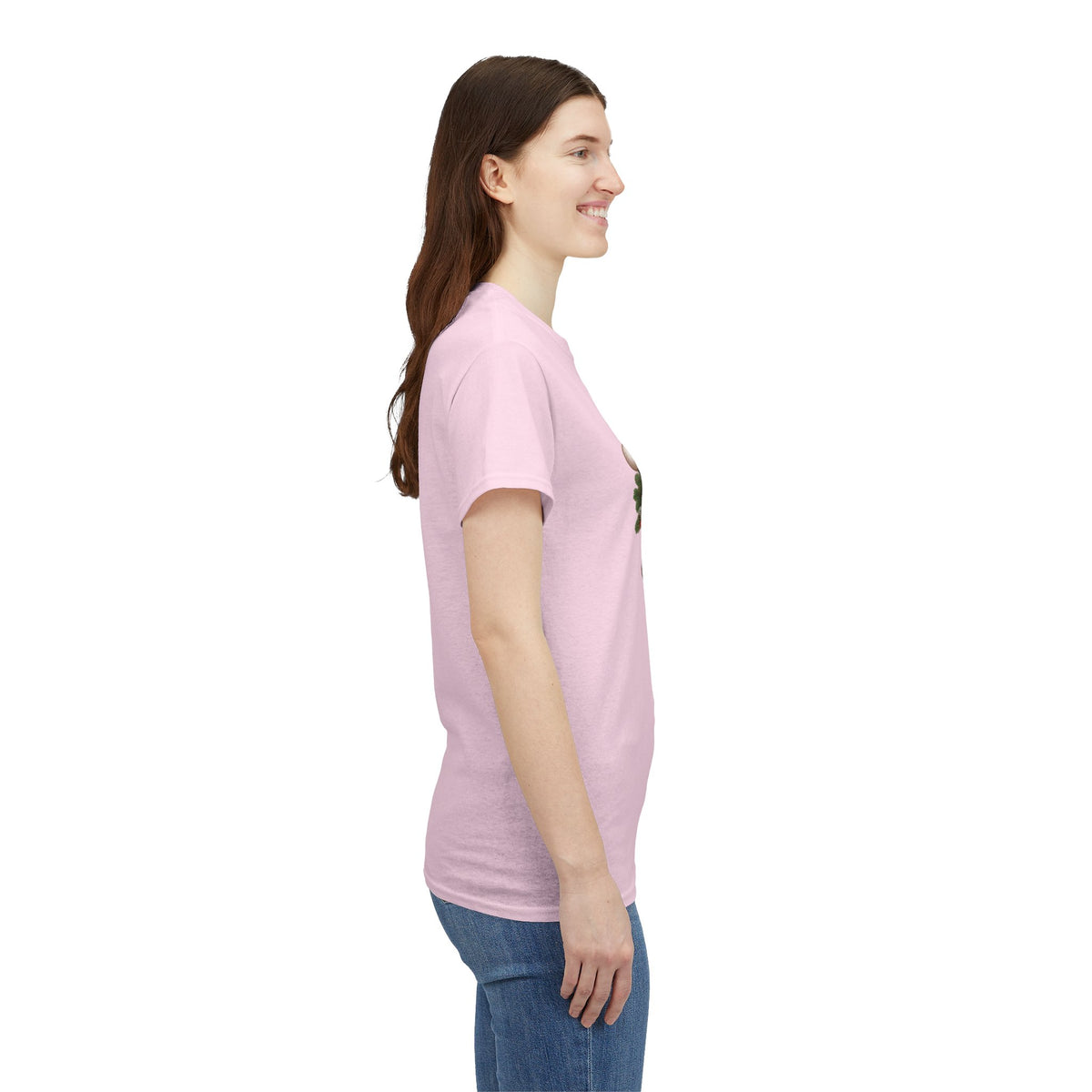 Merry Christmas Paw Prints Holiday Graphic Tee