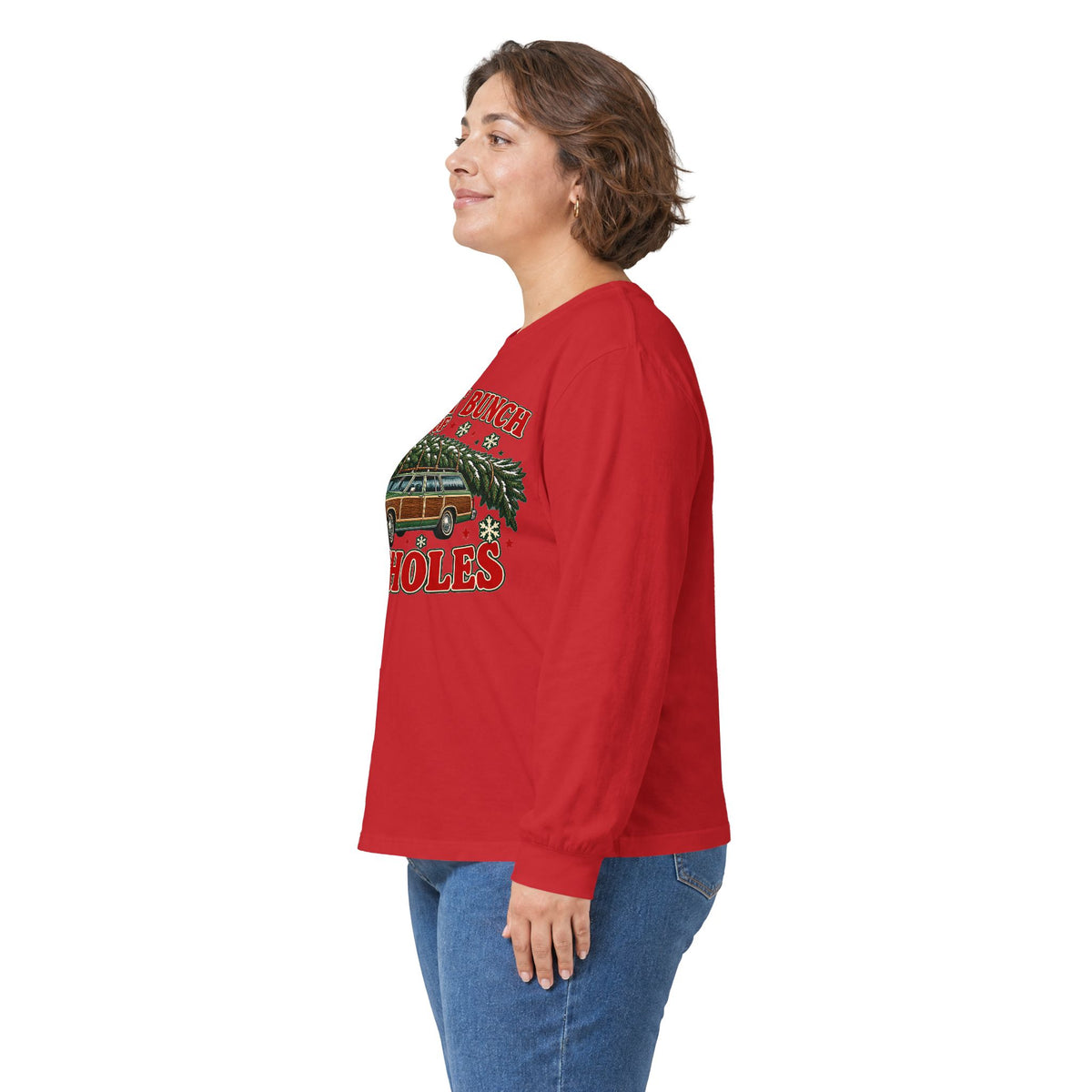 Jolliest Bunch of Assholes Christmas Long Sleeve Tee