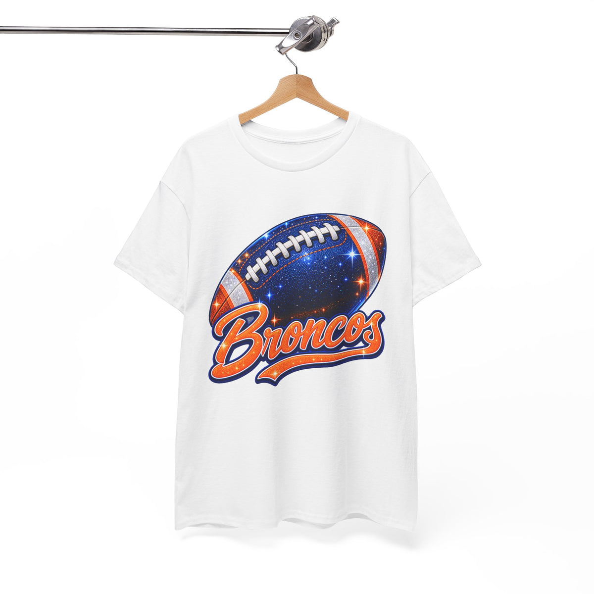 Broncos Football T-Shirt — Galaxy Football Graphic Tee
