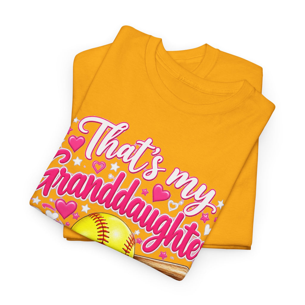 That’s My Granddaughter Out There Softball Grandma T-Shirt