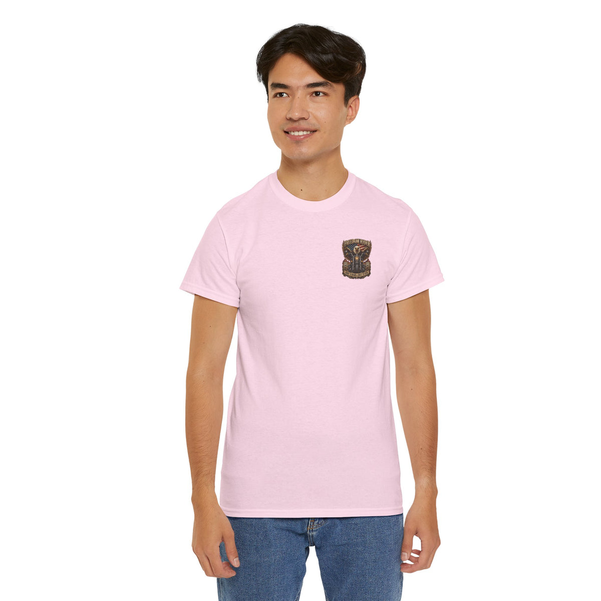 Freedom Rider Motorcycle T‑Shirt — Born to Roam Vintage Biker Tee