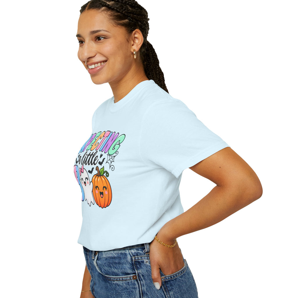 Expecting a Little Boo Maternity T-Shirt — Cute Halloween Pregnancy Tee