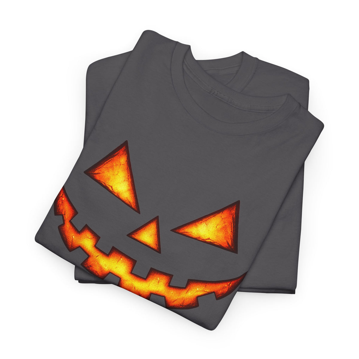 Jack-O'-Lantern Pumpkin Scary Face T-Shirt — Halloween Horror Costume Tee