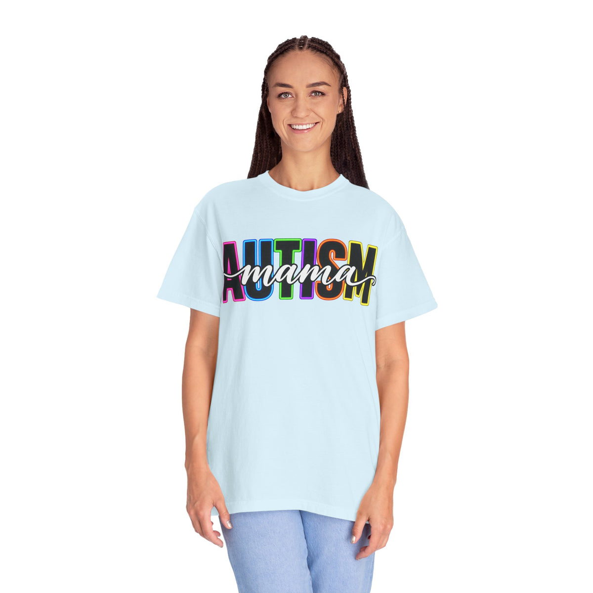 Autism Mama T-Shirt — Colorful Pride Support Tee for Moms