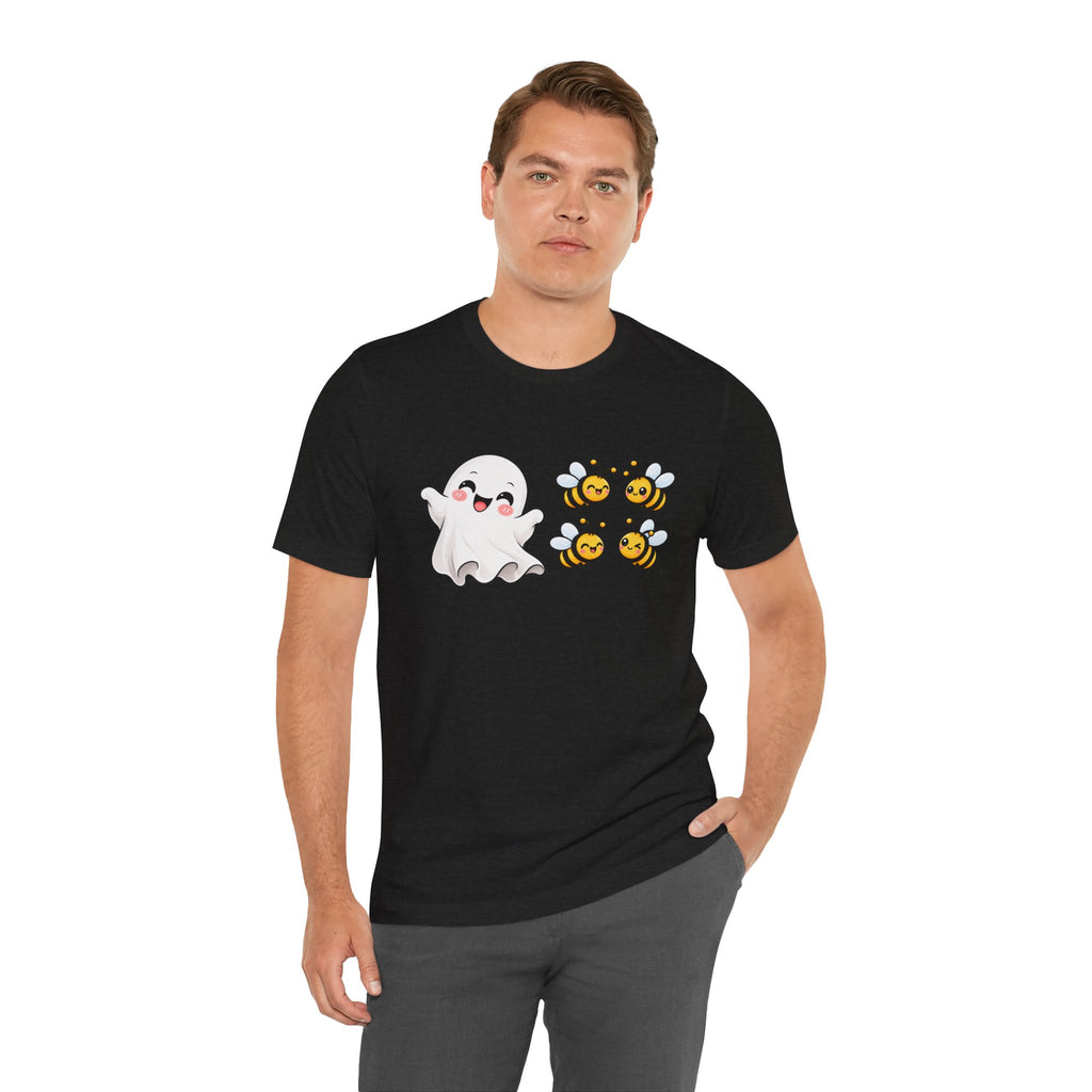 Boo & Bees Halloween Tee – Cute Ghost & Bee Shirt | Spooky Season Must-Have