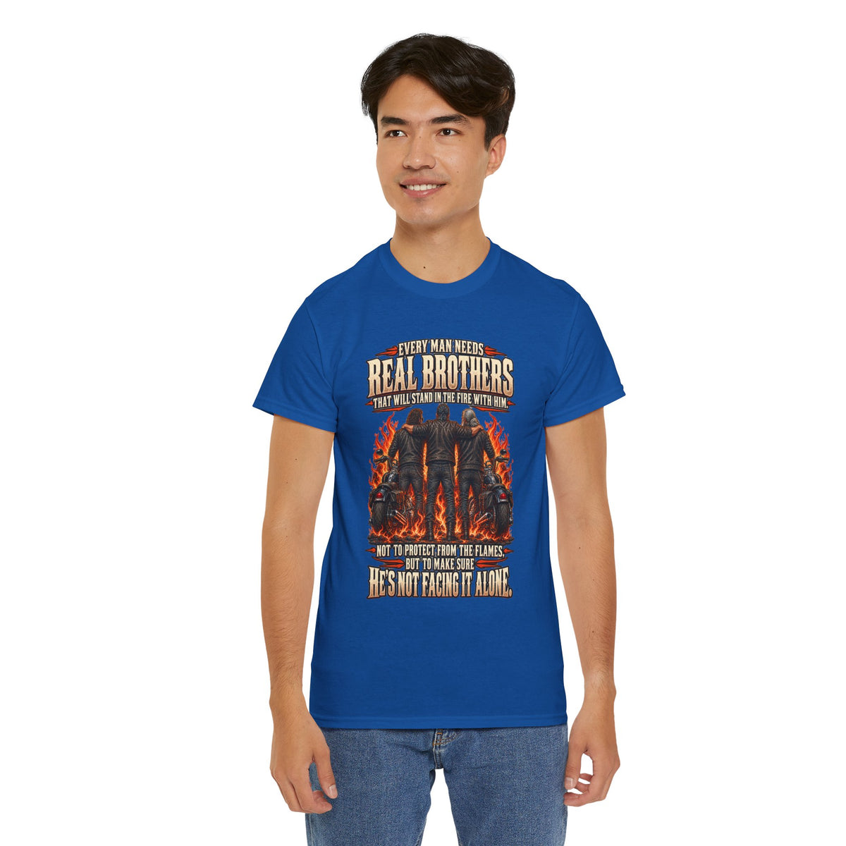 Real Brothers Graphic T-Shirt – Brotherhood and Strength