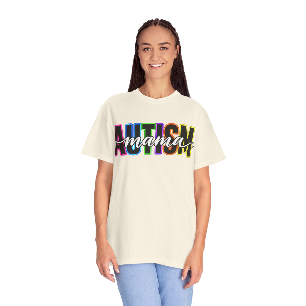 Autism Mama T-Shirt — Colorful Pride Support Tee for Moms