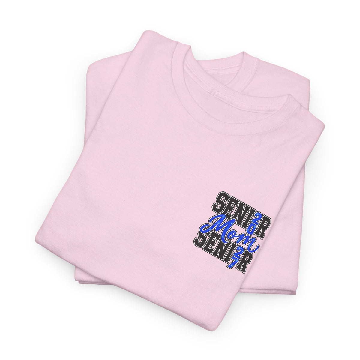Senior Mom 2027 T-Shirt — Back Print Proud Senior Parent Tee