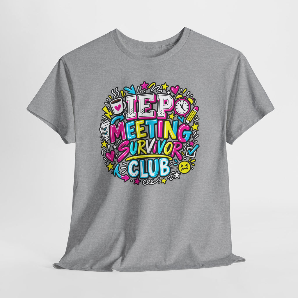 Video Meeting Survivor Club T-Shirt — Funny Remote Work Tee