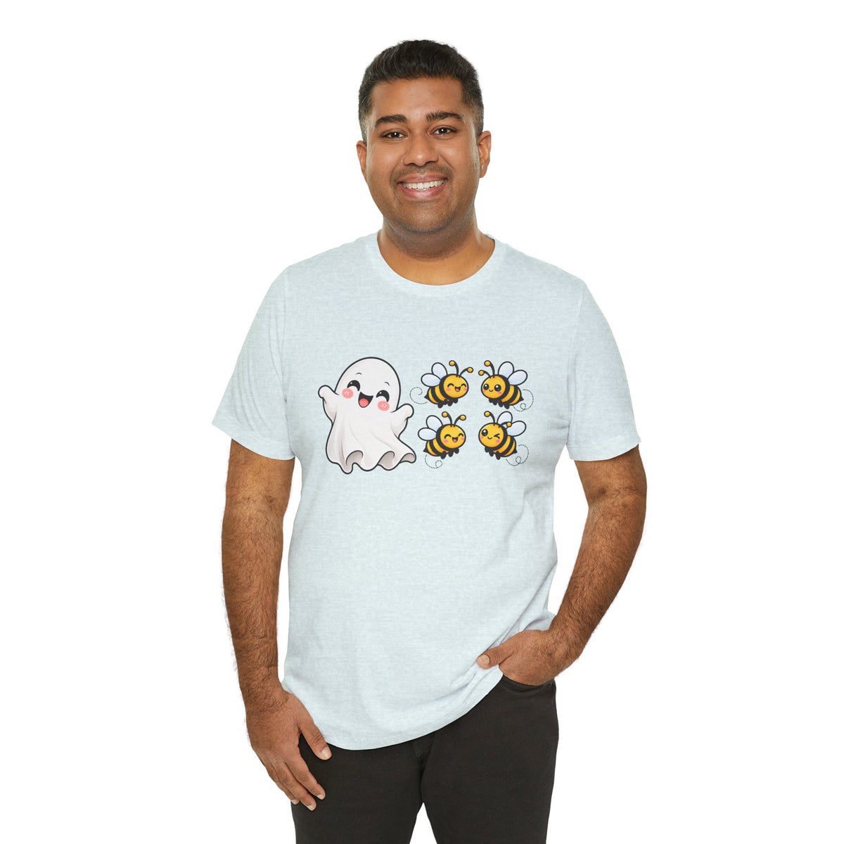 Boo & Bees Halloween Tee – Cute Ghost & Bee Shirt | Spooky Season Must-Have