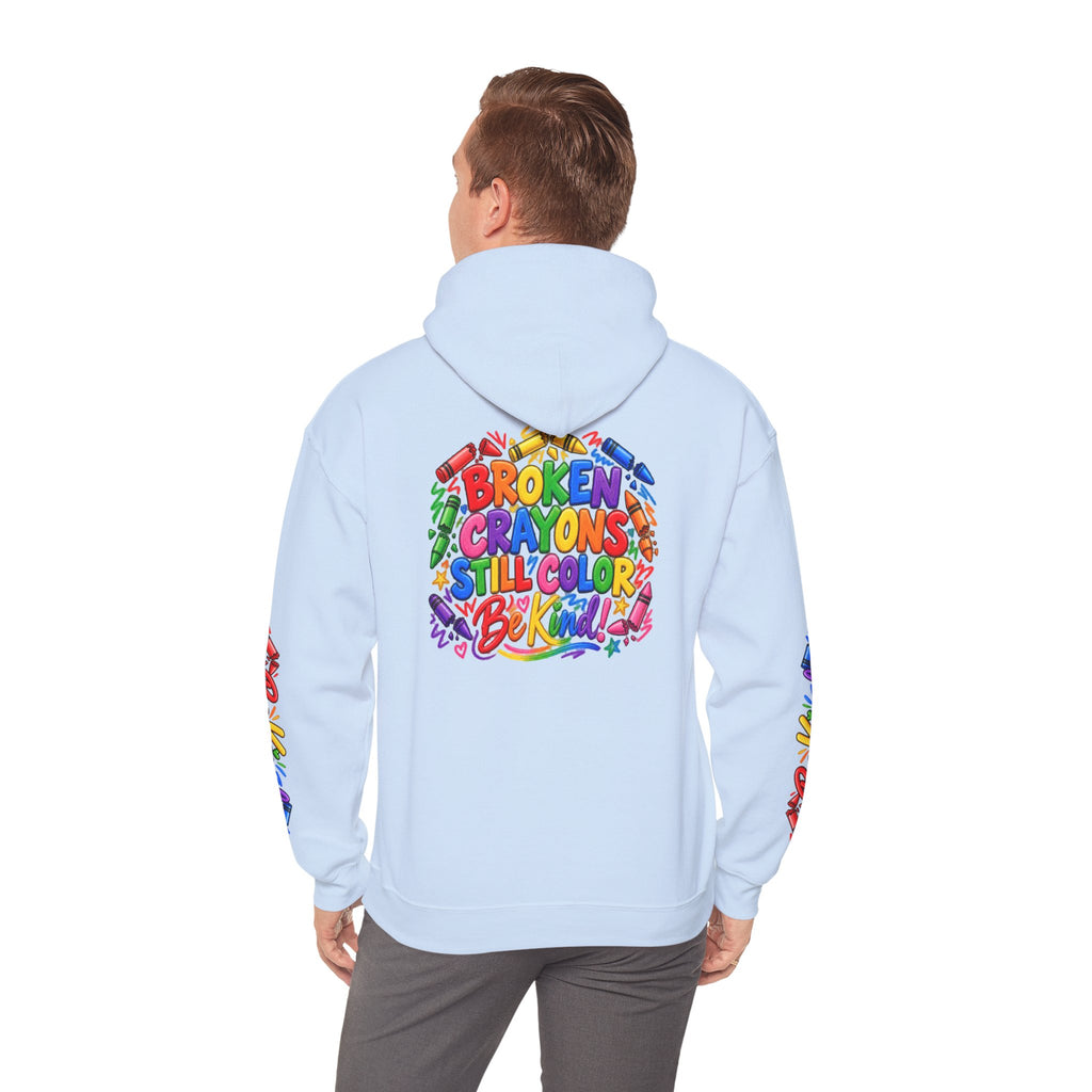 Broken Crayons Still Colorful Rainbow Art Hoodie