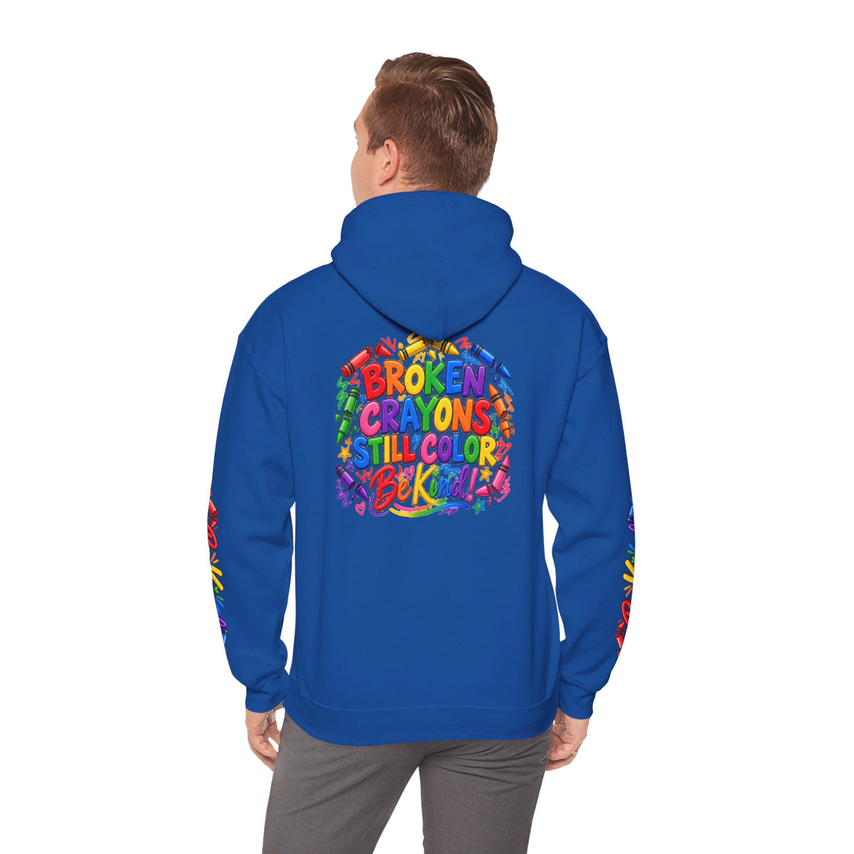 Broken Crayons Still Colorful Rainbow Art Hoodie