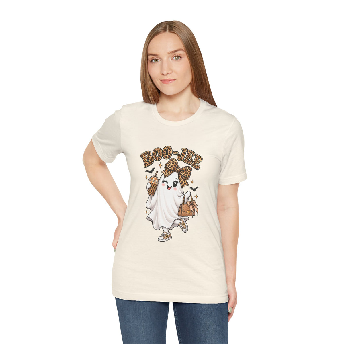 Boo-Jee Leopard Ghost Tee