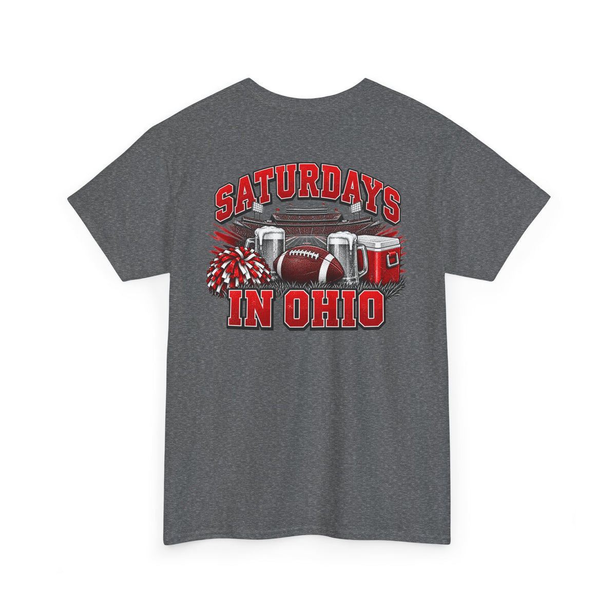 T-Shirt — Saturdays in Ohio Football & Tailgate Tee