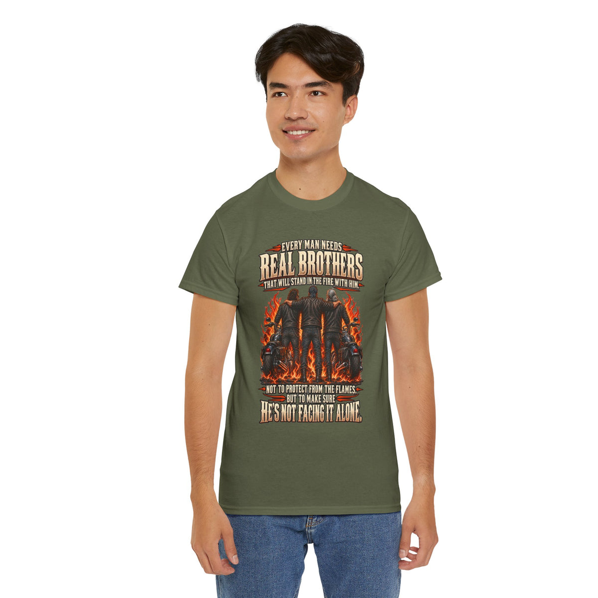 Real Brothers Graphic T-Shirt – Brotherhood and Strength