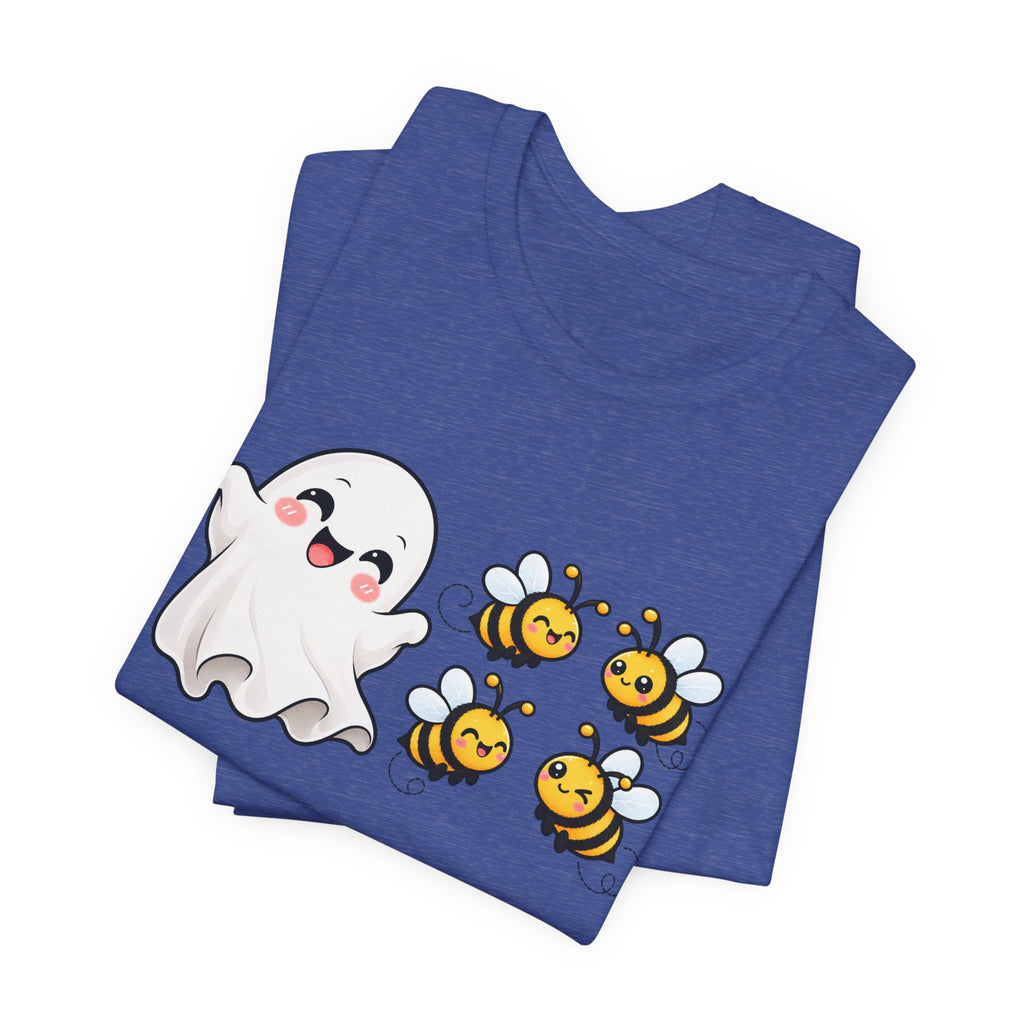 Boo & Bees Halloween Tee – Cute Ghost & Bee Shirt | Spooky Season Must-Have