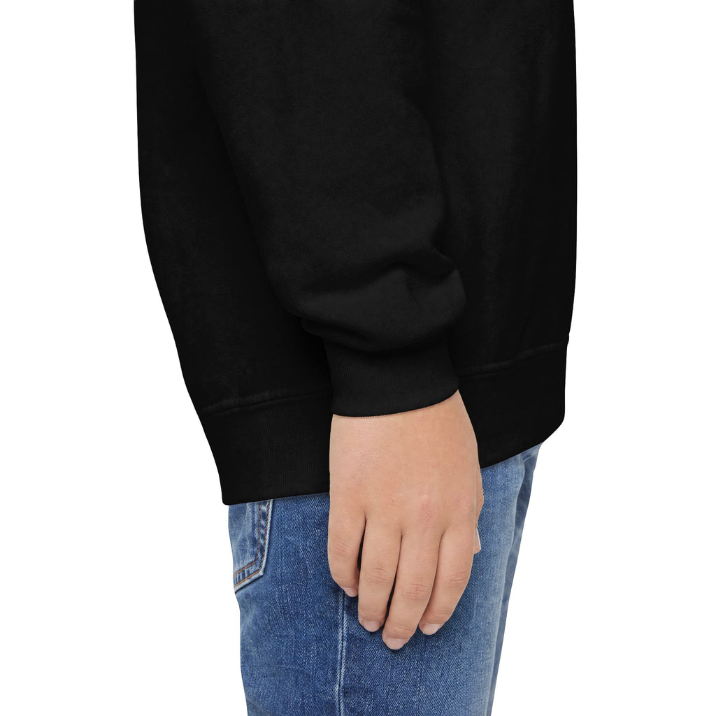 Youth Crewneck Sweatshirt — Cute Smiley "Stay Sweet" Graphic, Kids Cozy Pullover