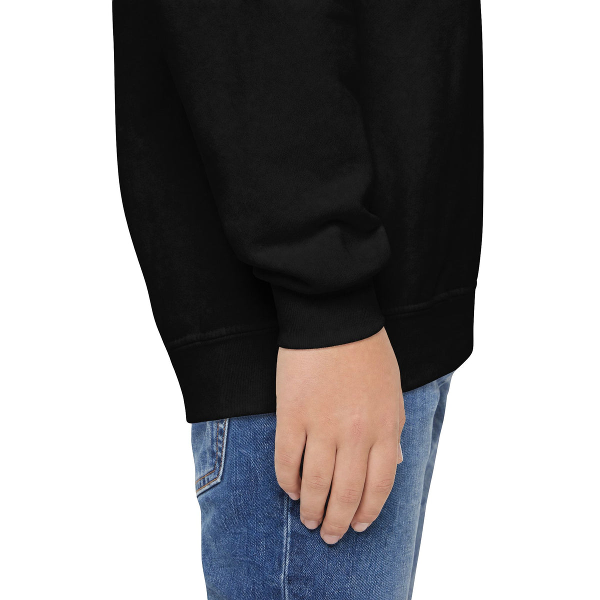 Youth Crewneck Sweatshirt — Cute Smiley "Stay Sweet" Graphic, Kids Cozy Pullover