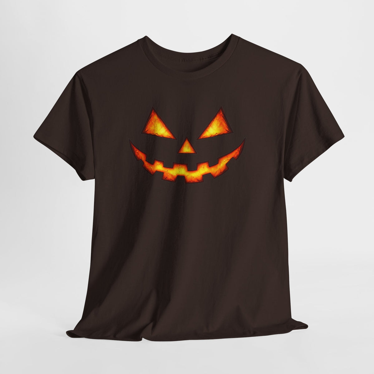 Jack-O'-Lantern Pumpkin Scary Face T-Shirt — Halloween Horror Costume Tee