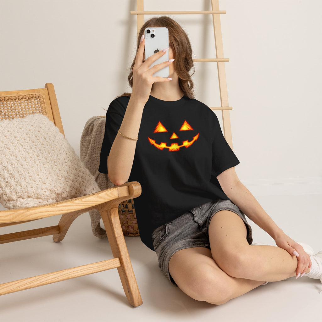 Halloween Jack-O'-Lantern Happy T-Shirt