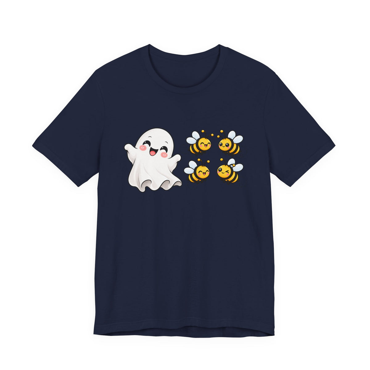 Boo & Bees Halloween Tee – Cute Ghost & Bee Shirt | Spooky Season Must-Have