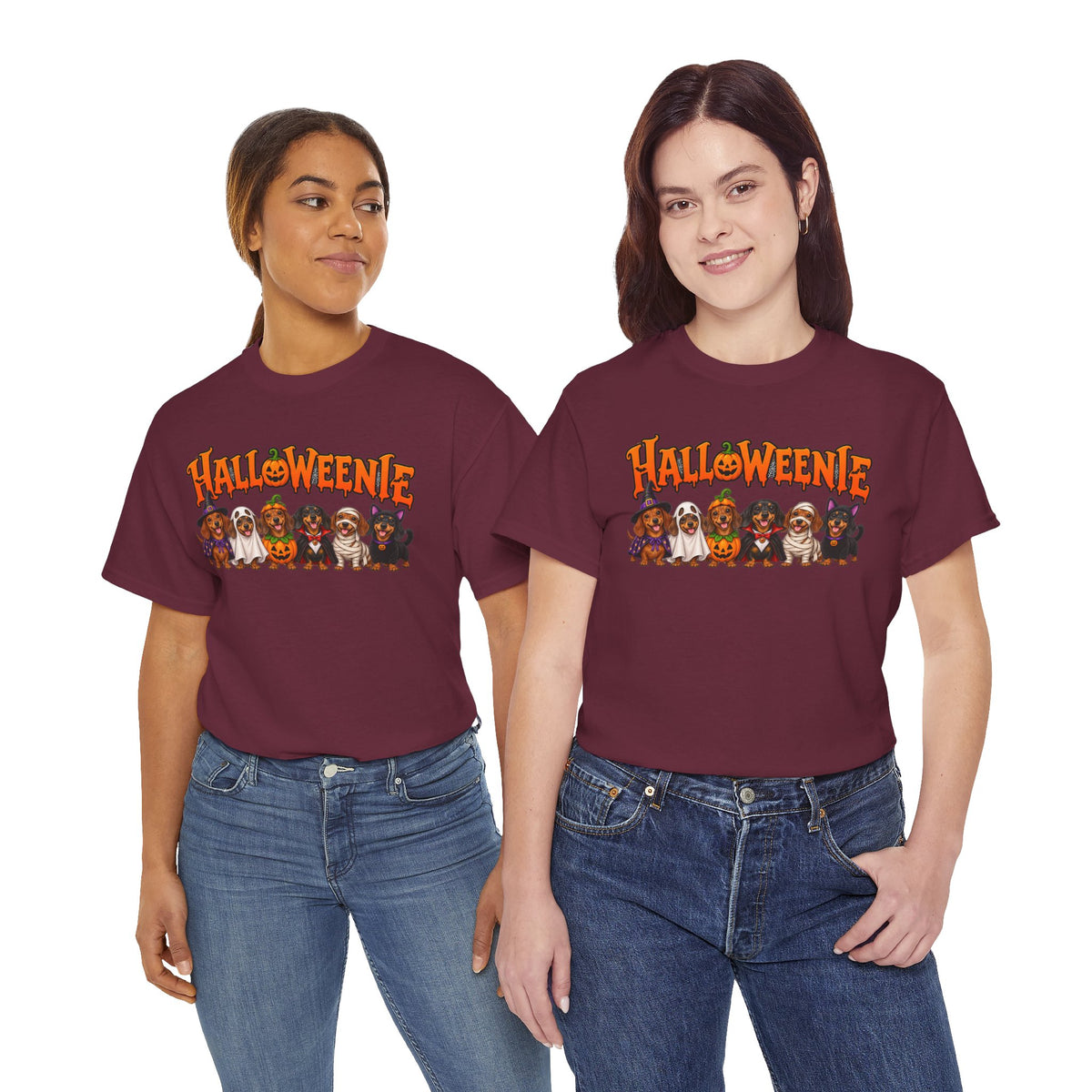 Halloweenie Dachshund T-Shirt | Halloween Dog Graphic