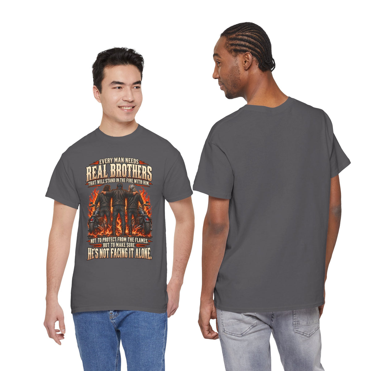 Real Brothers Graphic T-Shirt – Brotherhood and Strength