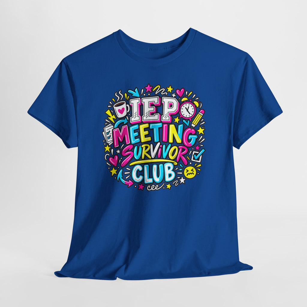 Video Meeting Survivor Club T-Shirt — Funny Remote Work Tee