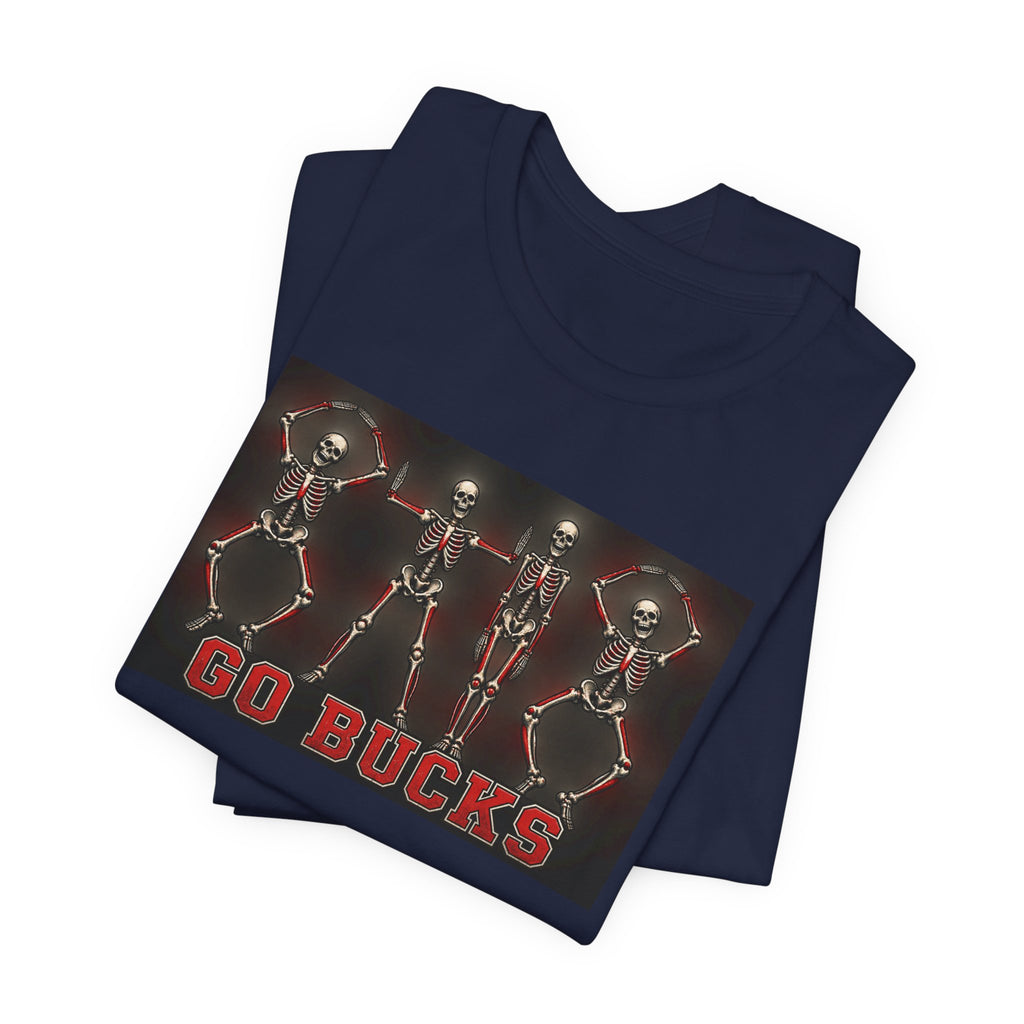 Go Bucks T-Shirt — Dancing Skeletons College Game Day Tee
