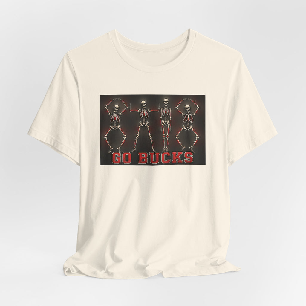 Go Bucks T-Shirt — Dancing Skeletons College Game Day Tee
