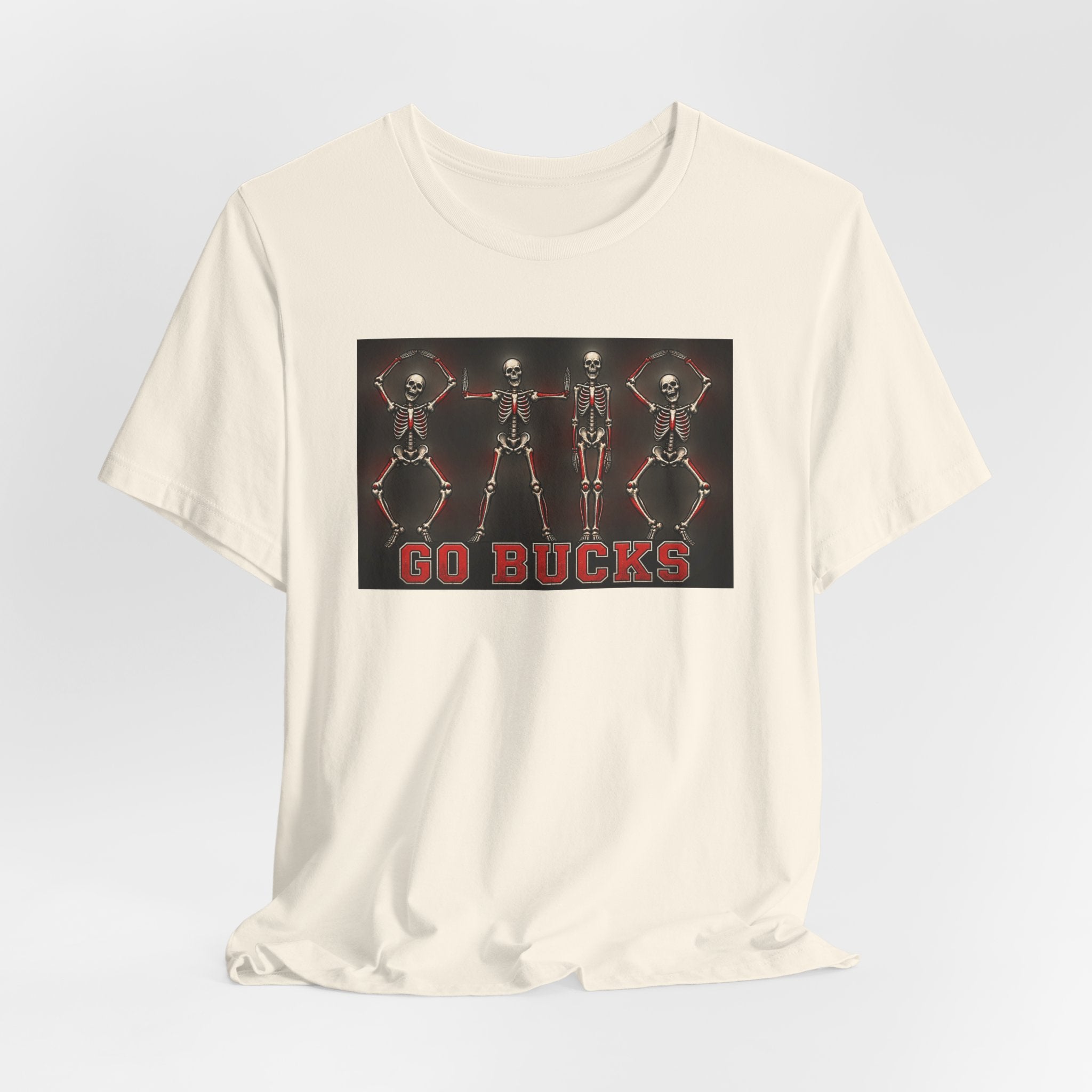Go Bucks T-Shirt — Dancing Skeletons College Game Day Tee