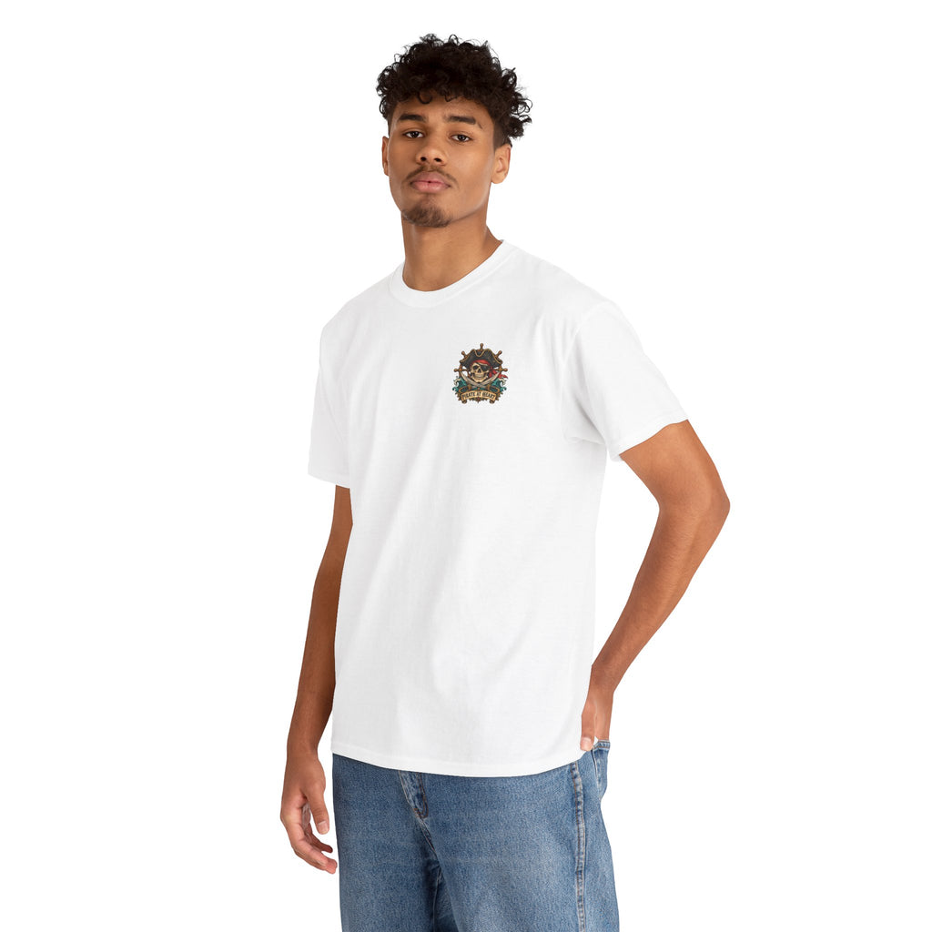 Pirate Skull Tee — "I Was a Pirate" Nautical Skull, Water • Alcohol • Booty • Boats Graphic T‑Shirt