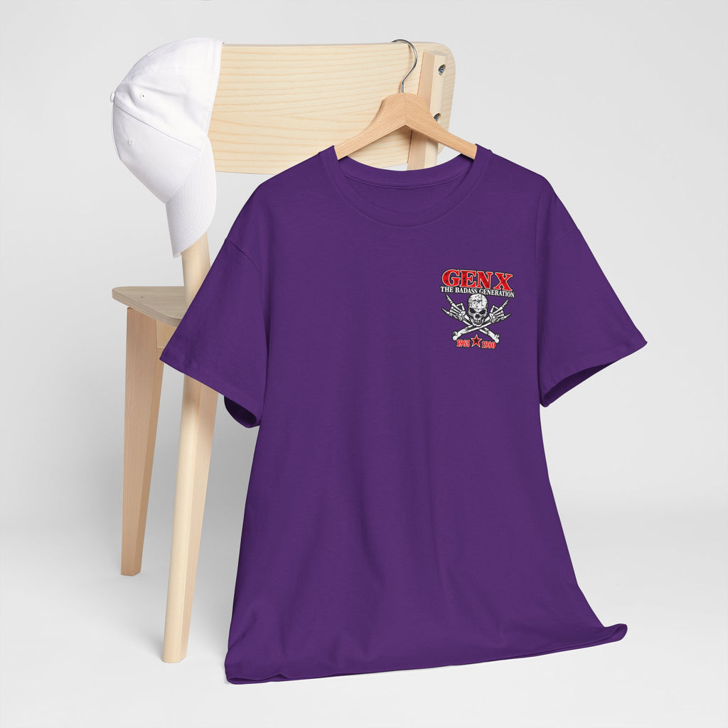Gen X T‑Shirt — "The Badass Generation" Skull & Crossbones Retro Tee