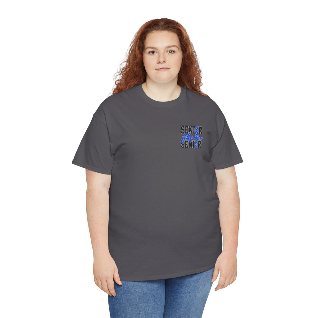 Senior Mom 2027 T-Shirt — Back Print Proud Senior Parent Tee
