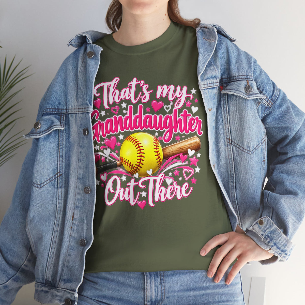 That’s My Granddaughter Out There Softball Grandma T-Shirt
