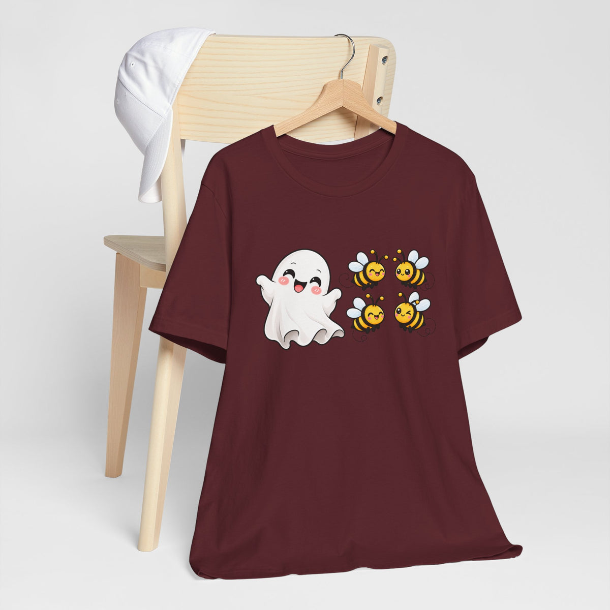 Boo & Bees Halloween Tee – Cute Ghost & Bee Shirt | Spooky Season Must-Have