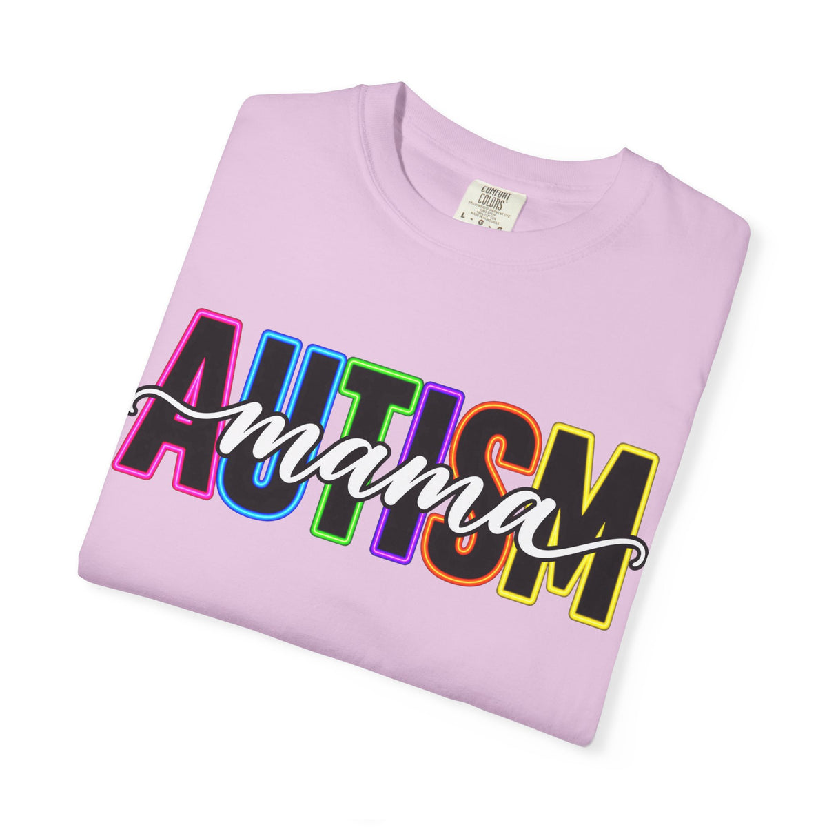 Autism Mama T-Shirt — Colorful Pride Support Tee for Moms