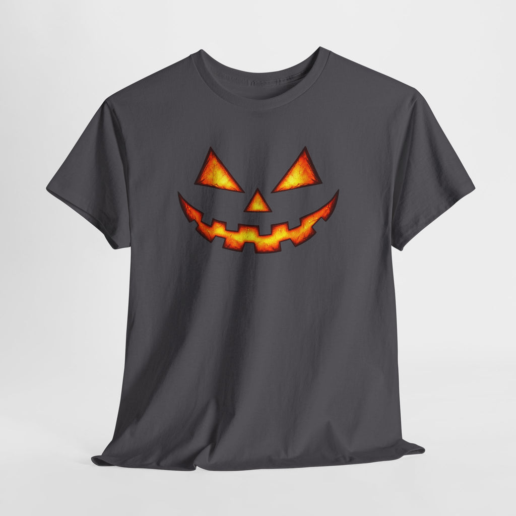 Jack-O'-Lantern Pumpkin Scary Face T-Shirt — Halloween Horror Costume Tee