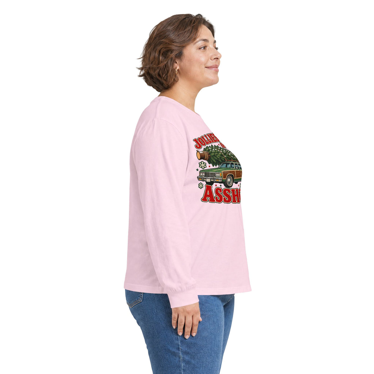 Jolliest Bunch of Assholes Christmas Long Sleeve Tee