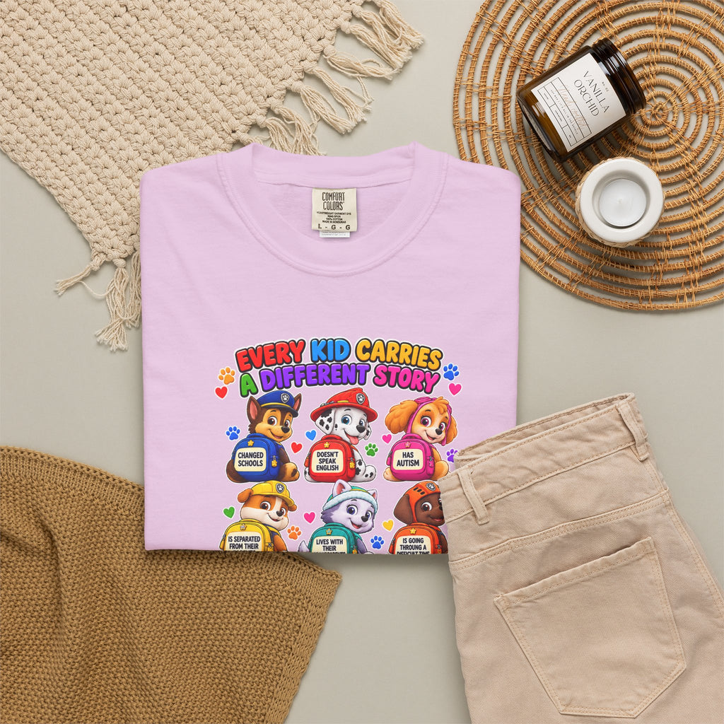 Be Kind Every Kid Carries Inspirational T-Shirt