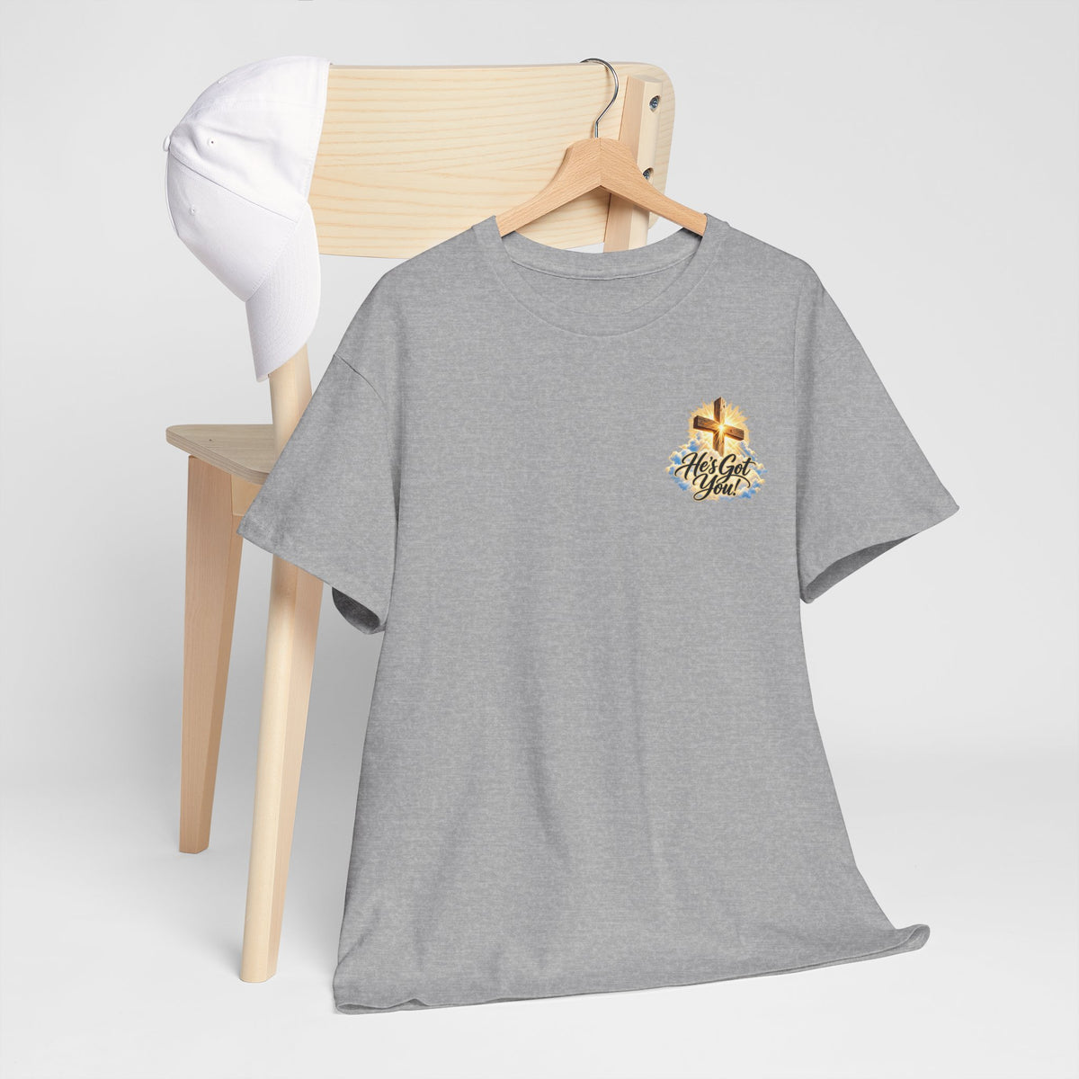 Don't Overthink It He's Got You Tee — Christian Cross Inspirational T‑Shirt