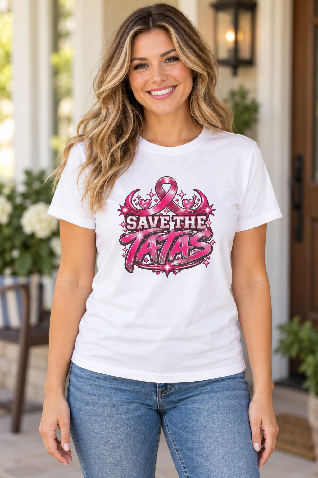 Save The Tatas Breast Cancer Awareness T-Shirt