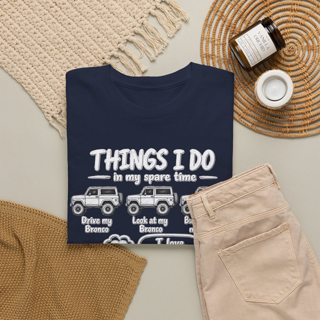 T‑Shirt — "Things I Do in My Spare Time" Jeep Lover Graphic Tee
