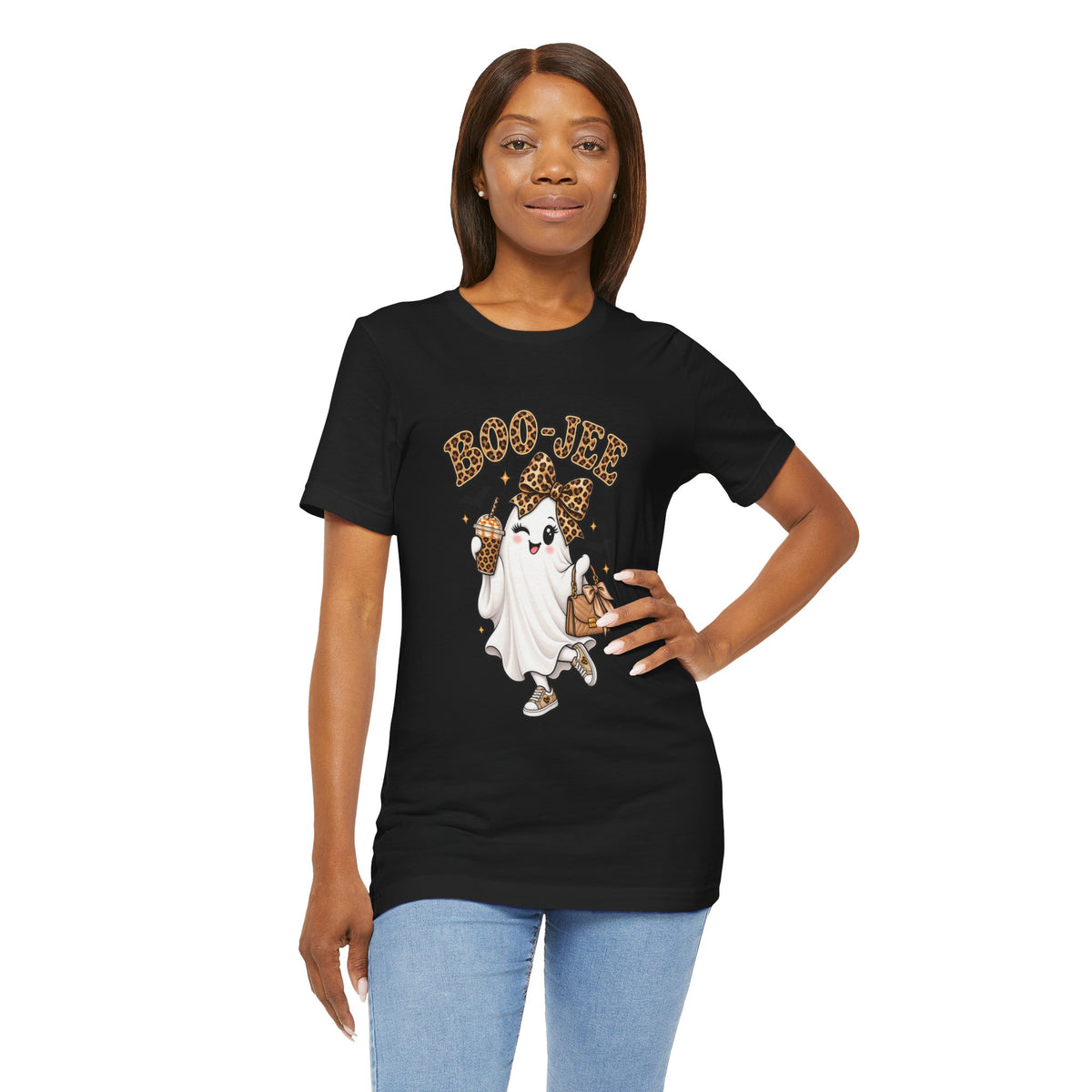 Boo-Jee Leopard Ghost Tee