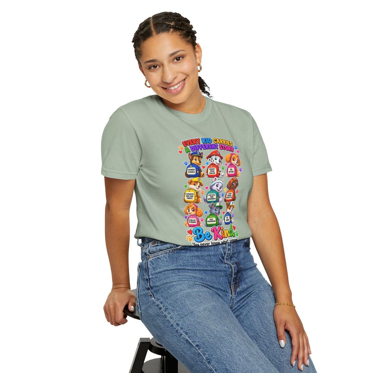 Be Kind Every Kid Carries Inspirational T-Shirt