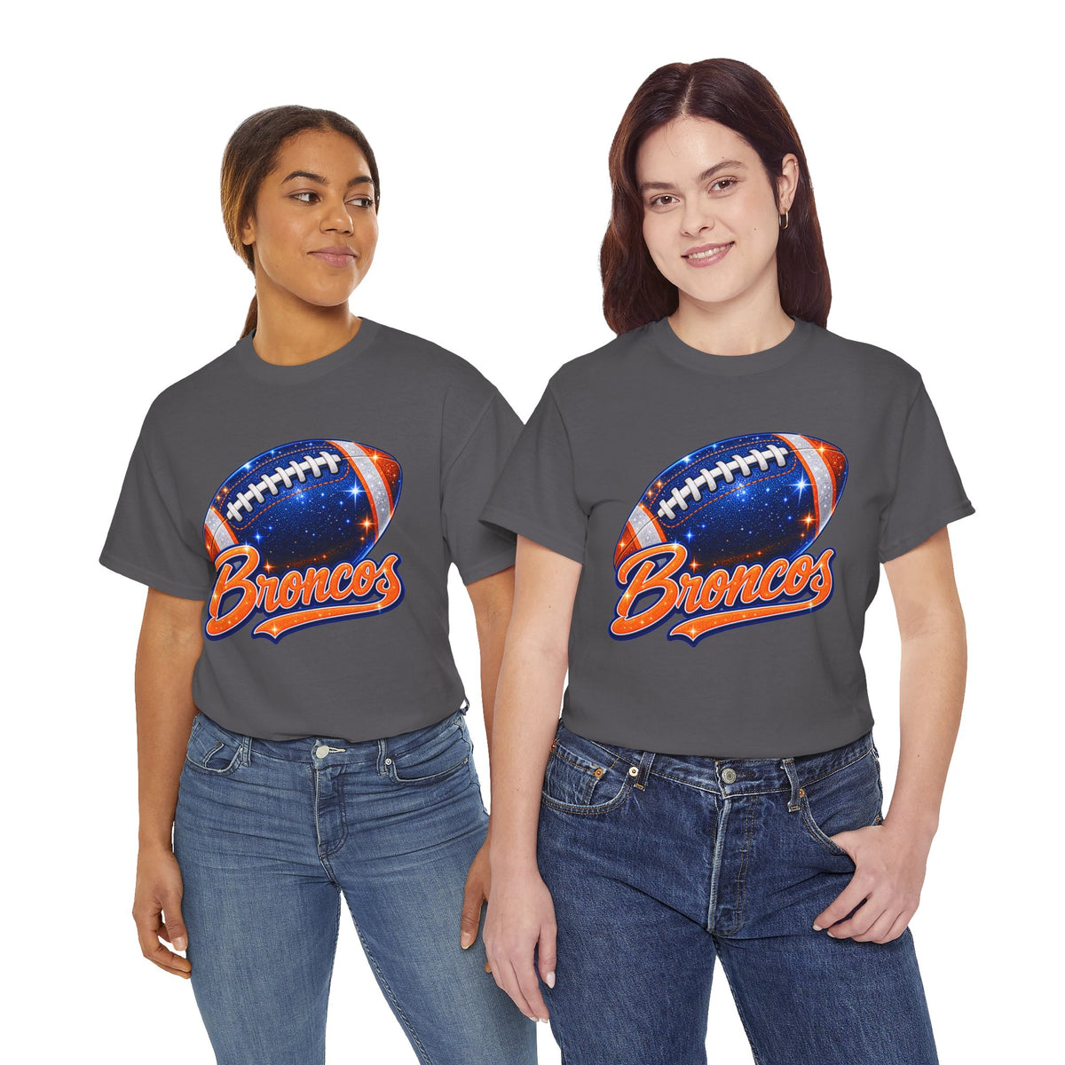 Broncos Football T-Shirt — Galaxy Football Graphic Tee