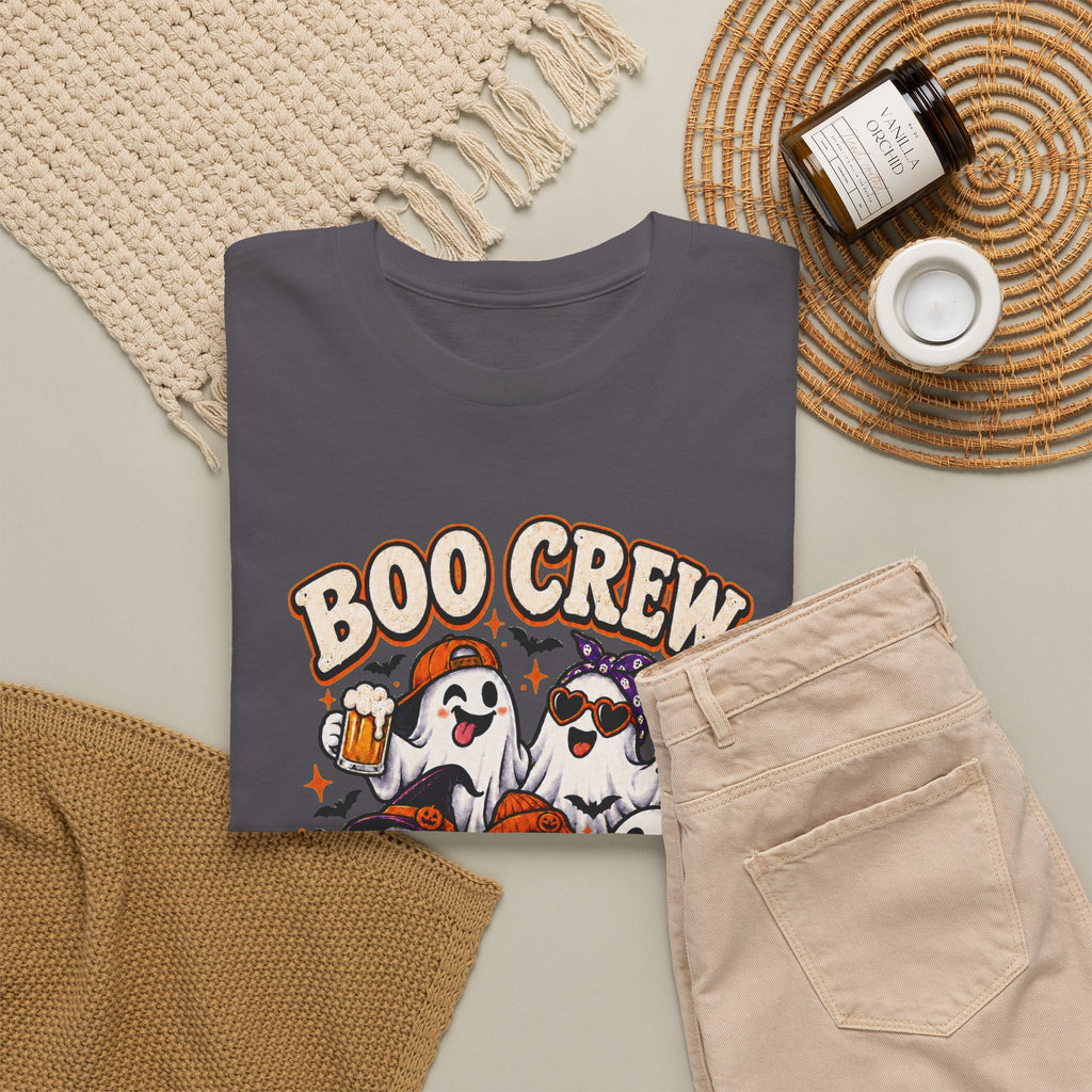 Boo Crew Halloween T-Shirt — “Most Likely to Get Sheet Faced” Funny Ghost Party Tee