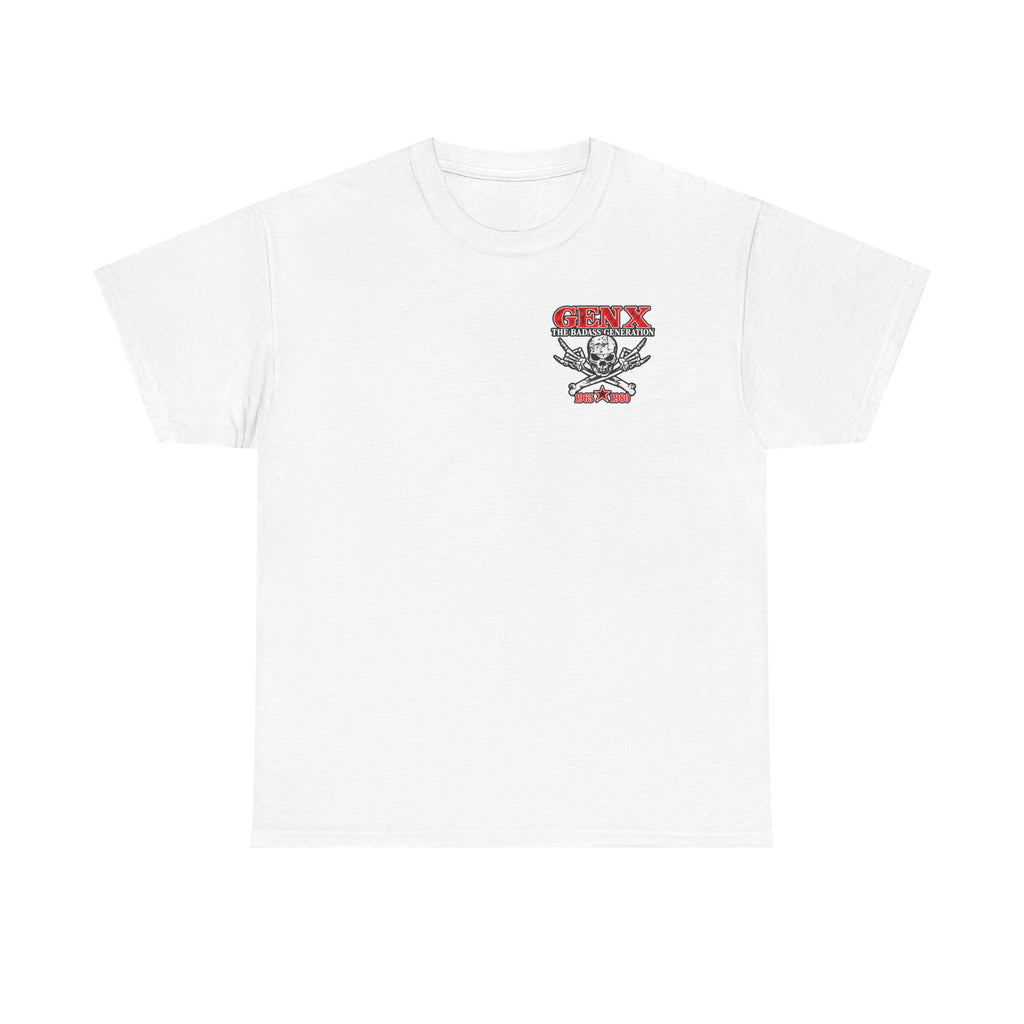 Gen X T‑Shirt — "The Badass Generation" Skull & Crossbones Retro Tee