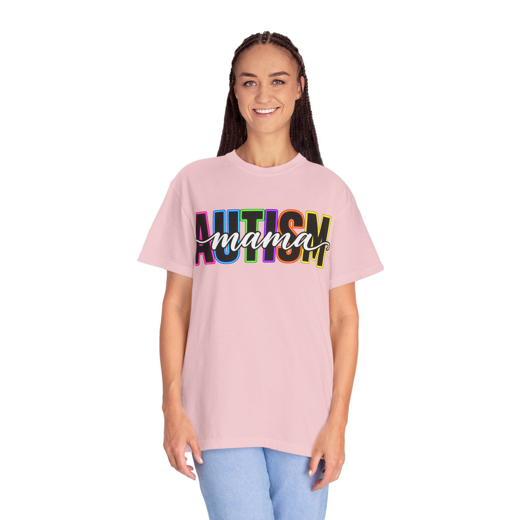 Autism Mama T-Shirt — Colorful Pride Support Tee for Moms