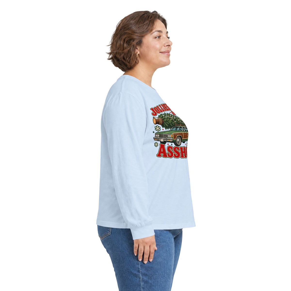 Jolliest Bunch of Assholes Christmas Long Sleeve Tee